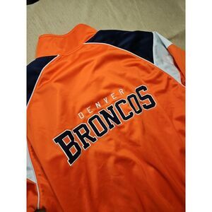NFL Denver Broncos Orange and Dark Blue Jacket